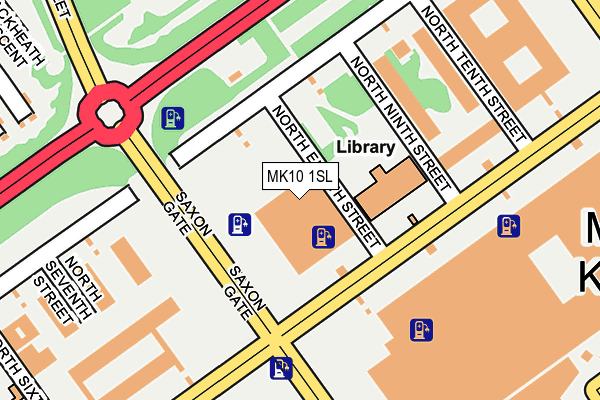 MK10 1SL map - OS OpenMap – Local (Ordnance Survey) MK10 1SL map - OS OpenMap – Local (Ordnance Survey)