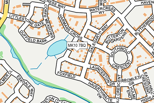 MK10 7BQ map - OS OpenMap – Local (Ordnance Survey) MK10 7BQ map - OS OpenMap – Local (Ordnance Survey)