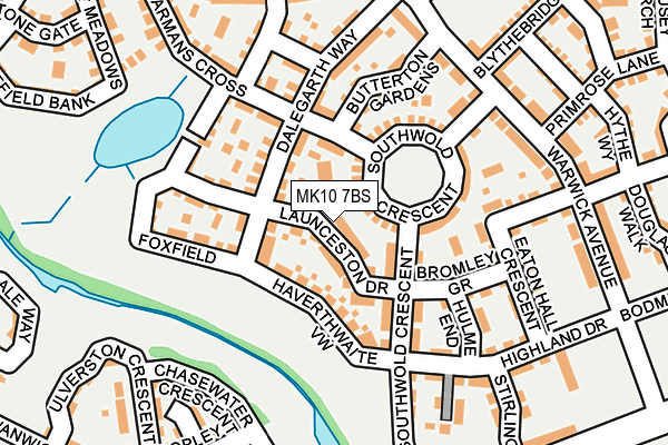 MK10 7BS map - OS OpenMap – Local (Ordnance Survey) MK10 7BS map - OS OpenMap – Local (Ordnance Survey)