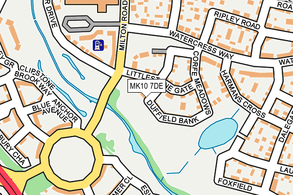 MK10 7DE map - OS OpenMap – Local (Ordnance Survey) MK10 7DE map - OS OpenMap – Local (Ordnance Survey)