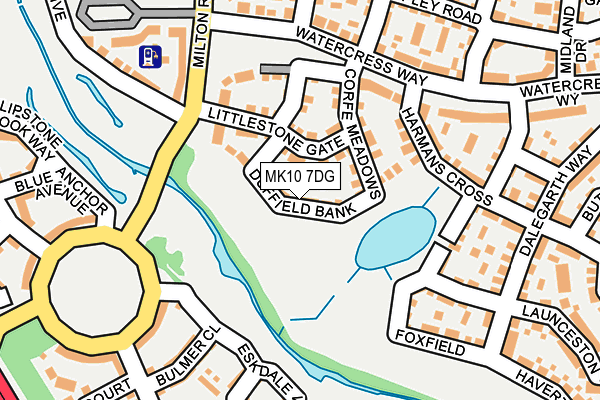 MK10 7DG map - OS OpenMap – Local (Ordnance Survey) MK10 7DG map - OS OpenMap – Local (Ordnance Survey)
