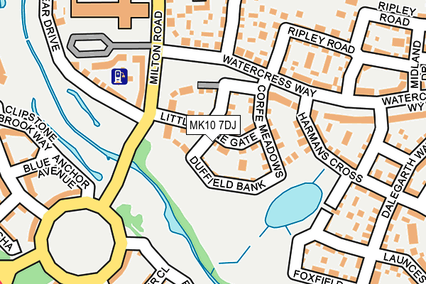 MK10 7DJ map - OS OpenMap – Local (Ordnance Survey) MK10 7DJ map - OS OpenMap – Local (Ordnance Survey)