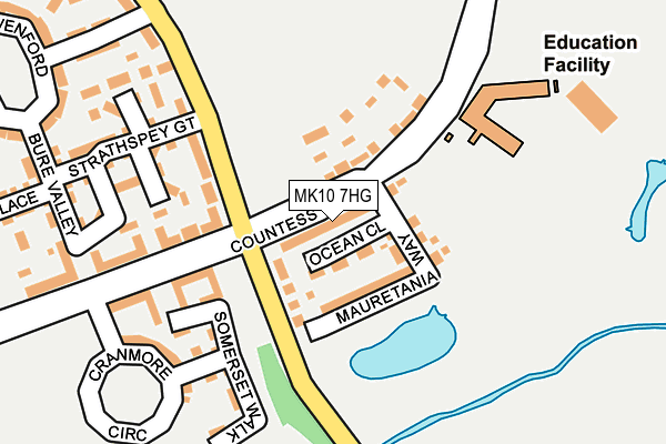 MK10 7HG map - OS OpenMap – Local (Ordnance Survey) MK10 7HG map - OS OpenMap – Local (Ordnance Survey)