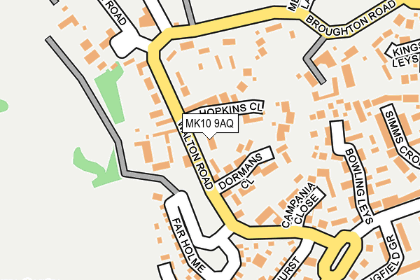 MK10 9AQ map - OS OpenMap – Local (Ordnance Survey) MK10 9AQ map - OS OpenMap – Local (Ordnance Survey)