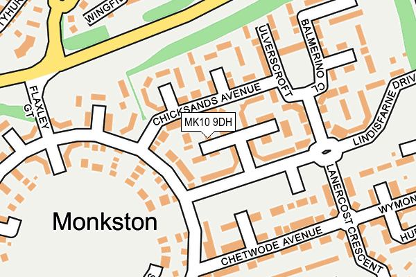 MK10 9DH map - OS OpenMap – Local (Ordnance Survey) MK10 9DH map - OS OpenMap – Local (Ordnance Survey)