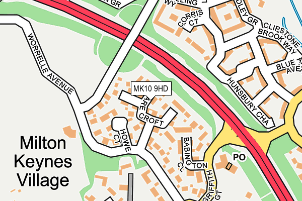 MK10 9HD map - OS OpenMap – Local (Ordnance Survey) MK10 9HD map - OS OpenMap – Local (Ordnance Survey)