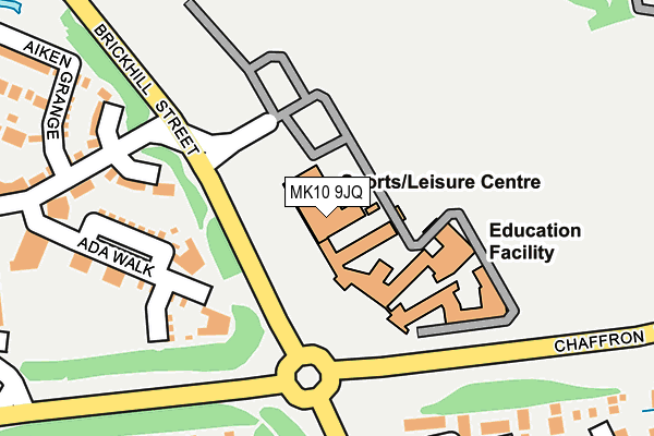 MK10 9JQ map - OS OpenMap – Local (Ordnance Survey) MK10 9JQ map - OS OpenMap – Local (Ordnance Survey)