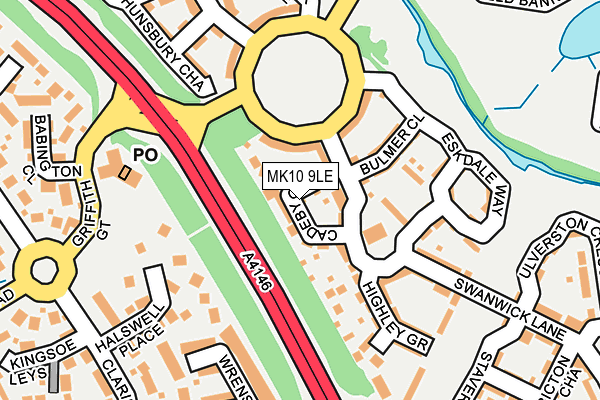 MK10 9LE map - OS OpenMap – Local (Ordnance Survey) MK10 9LE map - OS OpenMap – Local (Ordnance Survey)