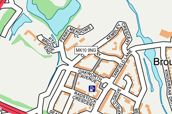 MK10 9NG map - OS OpenMap – Local (Ordnance Survey) MK10 9NG map - OS OpenMap – Local (Ordnance Survey)