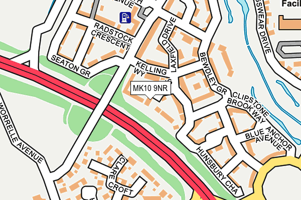 MK10 9NR map - OS OpenMap – Local (Ordnance Survey) MK10 9NR map - OS OpenMap – Local (Ordnance Survey)