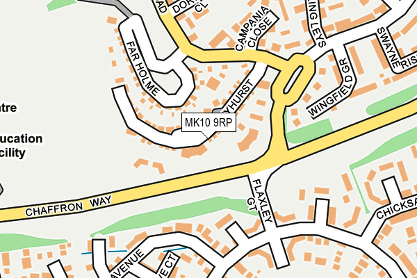 MK10 9RP map - OS OpenMap – Local (Ordnance Survey) MK10 9RP map - OS OpenMap – Local (Ordnance Survey)