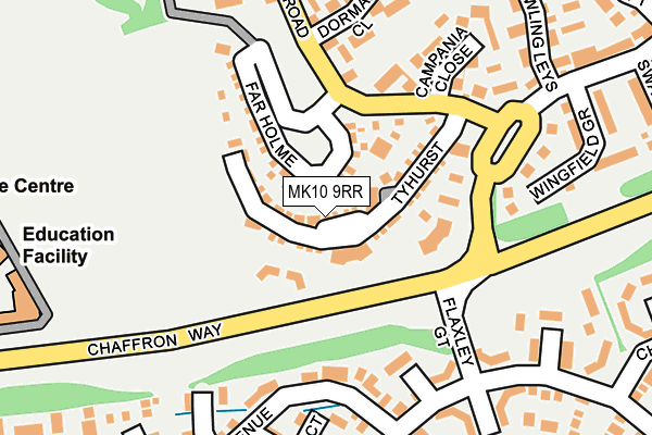 MK10 9RR map - OS OpenMap – Local (Ordnance Survey) MK10 9RR map - OS OpenMap – Local (Ordnance Survey)