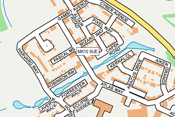 MK10 9UE map - OS OpenMap – Local (Ordnance Survey) MK10 9UE map - OS OpenMap – Local (Ordnance Survey)