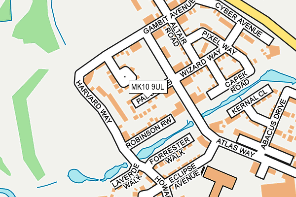 MK10 9UL map - OS OpenMap – Local (Ordnance Survey) MK10 9UL map - OS OpenMap – Local (Ordnance Survey)