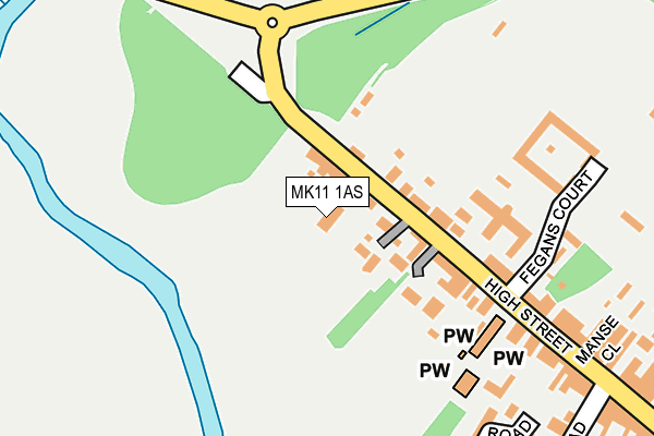 MK11 1AS map - OS OpenMap – Local (Ordnance Survey) MK11 1AS map - OS OpenMap – Local (Ordnance Survey)