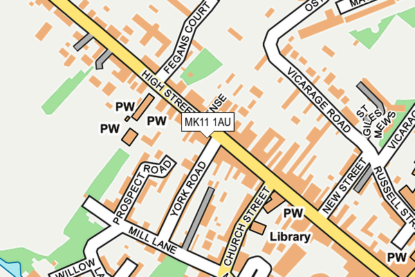 MK11 1AU map - OS OpenMap – Local (Ordnance Survey) MK11 1AU map - OS OpenMap – Local (Ordnance Survey)