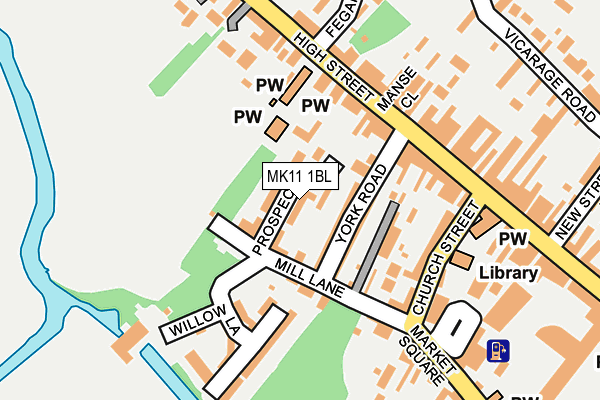 MK11 1BL map - OS OpenMap – Local (Ordnance Survey) MK11 1BL map - OS OpenMap – Local (Ordnance Survey)