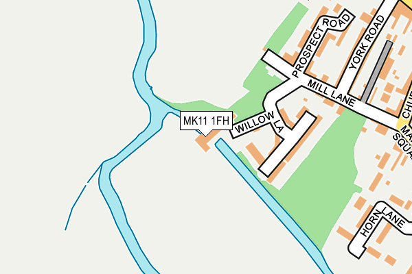 MK11 1FH map - OS OpenMap – Local (Ordnance Survey) MK11 1FH map - OS OpenMap – Local (Ordnance Survey)