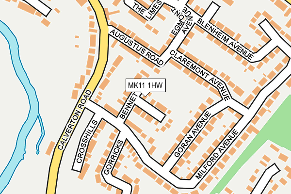 MK11 1HW map - OS OpenMap – Local (Ordnance Survey) MK11 1HW map - OS OpenMap – Local (Ordnance Survey)