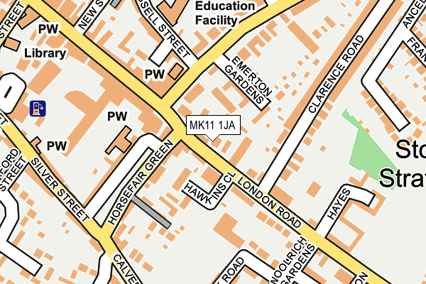 MK11 1JA map - OS OpenMap – Local (Ordnance Survey) MK11 1JA map - OS OpenMap – Local (Ordnance Survey)