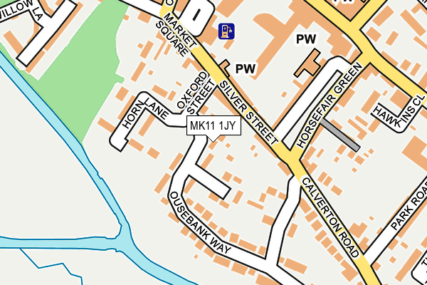 MK11 1JY map - OS OpenMap – Local (Ordnance Survey) MK11 1JY map - OS OpenMap – Local (Ordnance Survey)