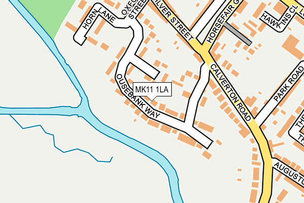 MK11 1LA map - OS OpenMap – Local (Ordnance Survey) MK11 1LA map - OS OpenMap – Local (Ordnance Survey)