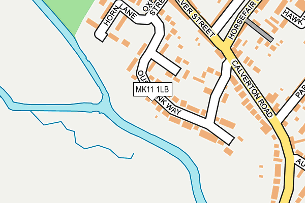 MK11 1LB map - OS OpenMap – Local (Ordnance Survey) MK11 1LB map - OS OpenMap – Local (Ordnance Survey)