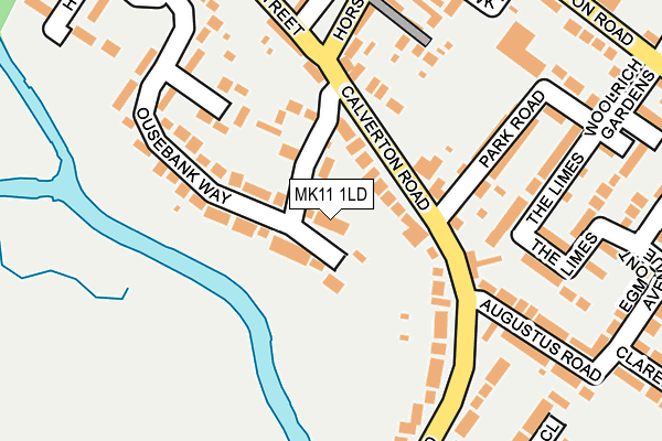 MK11 1LD map - OS OpenMap – Local (Ordnance Survey) MK11 1LD map - OS OpenMap – Local (Ordnance Survey)