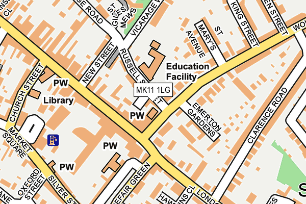 MK11 1LG map - OS OpenMap – Local (Ordnance Survey) MK11 1LG map - OS OpenMap – Local (Ordnance Survey)