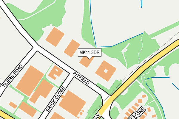MK11 3DR map - OS OpenMap – Local (Ordnance Survey) MK11 3DR map - OS OpenMap – Local (Ordnance Survey)