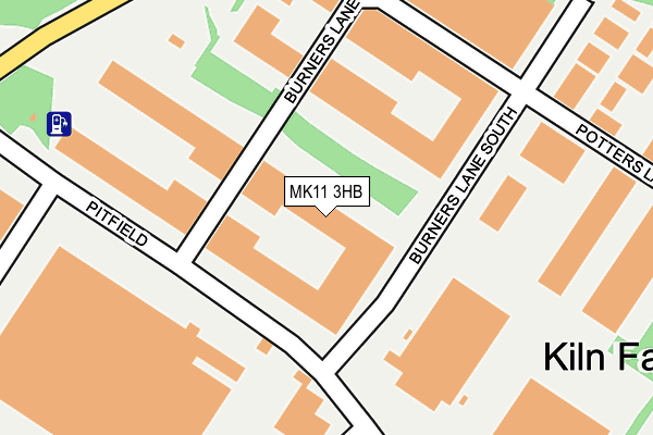 MK11 3HB map - OS OpenMap – Local (Ordnance Survey) MK11 3HB map - OS OpenMap – Local (Ordnance Survey)