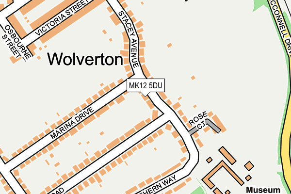 MK12 5DU map - OS OpenMap – Local (Ordnance Survey) MK12 5DU map - OS OpenMap – Local (Ordnance Survey)