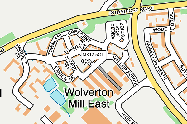 MK12 5GT map - OS OpenMap – Local (Ordnance Survey) MK12 5GT map - OS OpenMap – Local (Ordnance Survey)