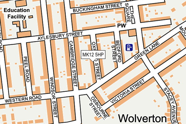MK12 5HP map - OS OpenMap – Local (Ordnance Survey) MK12 5HP map - OS OpenMap – Local (Ordnance Survey)