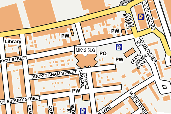 MK12 5LG map - OS OpenMap – Local (Ordnance Survey) MK12 5LG map - OS OpenMap – Local (Ordnance Survey)