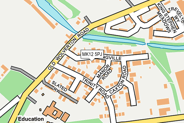 MK12 5PJ map - OS OpenMap – Local (Ordnance Survey) MK12 5PJ map - OS OpenMap – Local (Ordnance Survey)