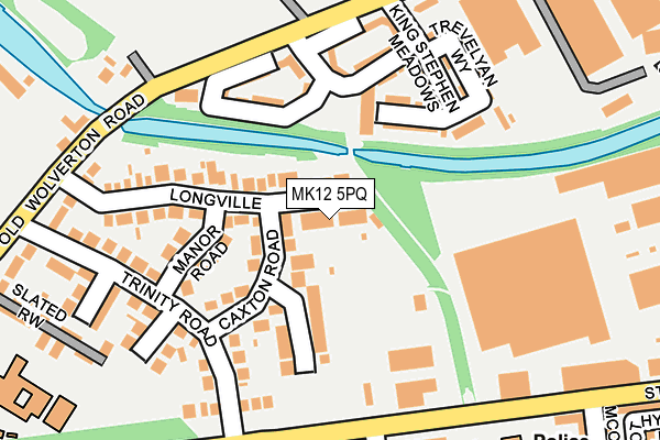 MK12 5PQ map - OS OpenMap – Local (Ordnance Survey) MK12 5PQ map - OS OpenMap – Local (Ordnance Survey)