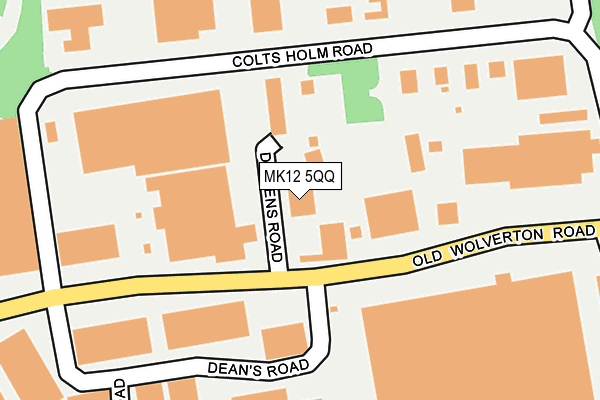 MK12 5QQ map - OS OpenMap – Local (Ordnance Survey) MK12 5QQ map - OS OpenMap – Local (Ordnance Survey)