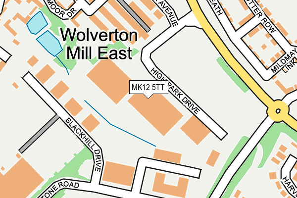 MK12 5TT map - OS OpenMap – Local (Ordnance Survey) MK12 5TT map - OS OpenMap – Local (Ordnance Survey)