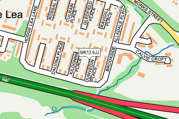 MK12 6JJ map - OS OpenMap – Local (Ordnance Survey) MK12 6JJ map - OS OpenMap – Local (Ordnance Survey)