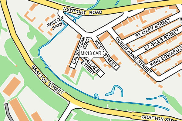 MK13 0AR map - OS OpenMap – Local (Ordnance Survey) MK13 0AR map - OS OpenMap – Local (Ordnance Survey)