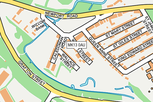 MK13 0AU map - OS OpenMap – Local (Ordnance Survey) MK13 0AU map - OS OpenMap – Local (Ordnance Survey)