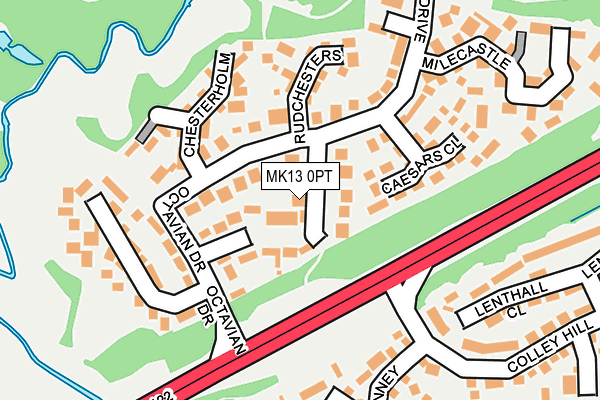 MK13 0PT map - OS OpenMap – Local (Ordnance Survey) MK13 0PT map - OS OpenMap – Local (Ordnance Survey)