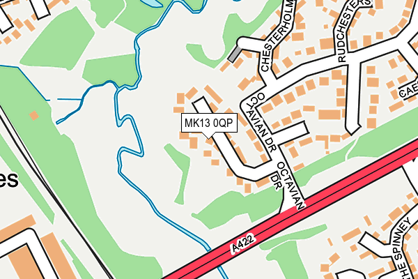 MK13 0QP map - OS OpenMap – Local (Ordnance Survey) MK13 0QP map - OS OpenMap – Local (Ordnance Survey)