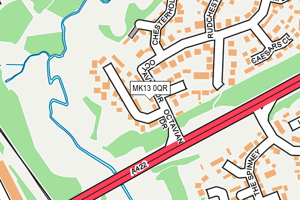 MK13 0QR map - OS OpenMap – Local (Ordnance Survey) MK13 0QR map - OS OpenMap – Local (Ordnance Survey)