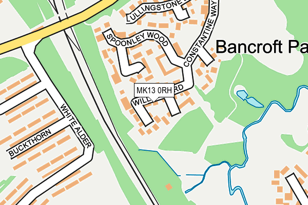 MK13 0RH map - OS OpenMap – Local (Ordnance Survey) MK13 0RH map - OS OpenMap – Local (Ordnance Survey)