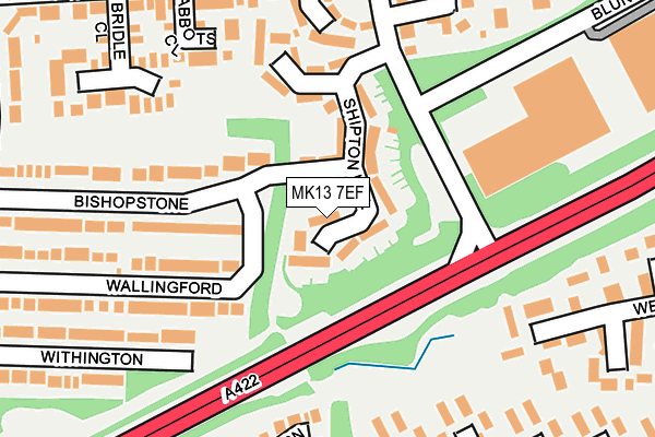 MK13 7EF map - OS OpenMap – Local (Ordnance Survey) MK13 7EF map - OS OpenMap – Local (Ordnance Survey)