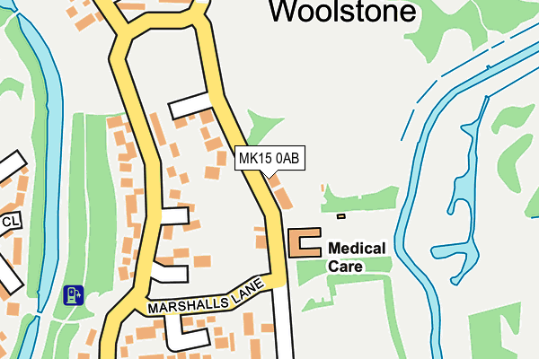 MK15 0AB map - OS OpenMap – Local (Ordnance Survey) MK15 0AB map - OS OpenMap – Local (Ordnance Survey)