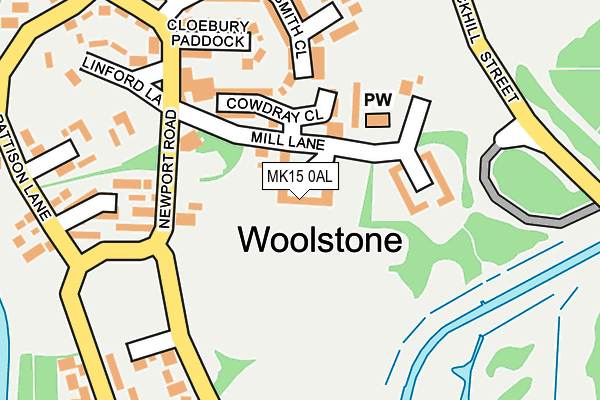MK15 0AL map - OS OpenMap – Local (Ordnance Survey) MK15 0AL map - OS OpenMap – Local (Ordnance Survey)