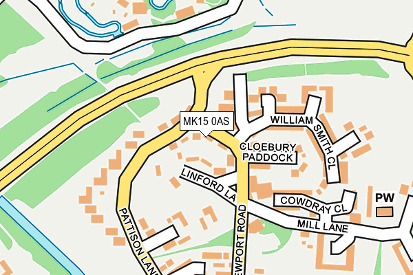 MK15 0AS map - OS OpenMap – Local (Ordnance Survey) MK15 0AS map - OS OpenMap – Local (Ordnance Survey)